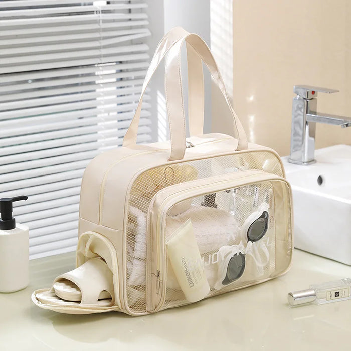 Multipurpose Waterproof Beach Bag with Separate Compartment for Wet Items