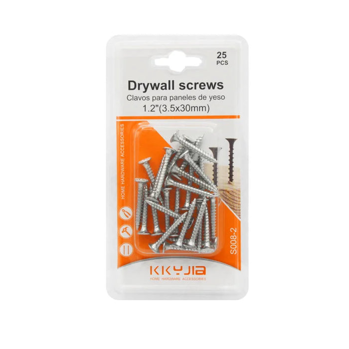 Self-drilling drywall anchor for TV mounting screws