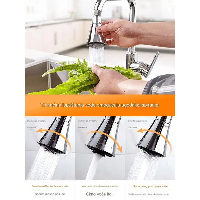 360 degree rotating kitchen faucet accessories