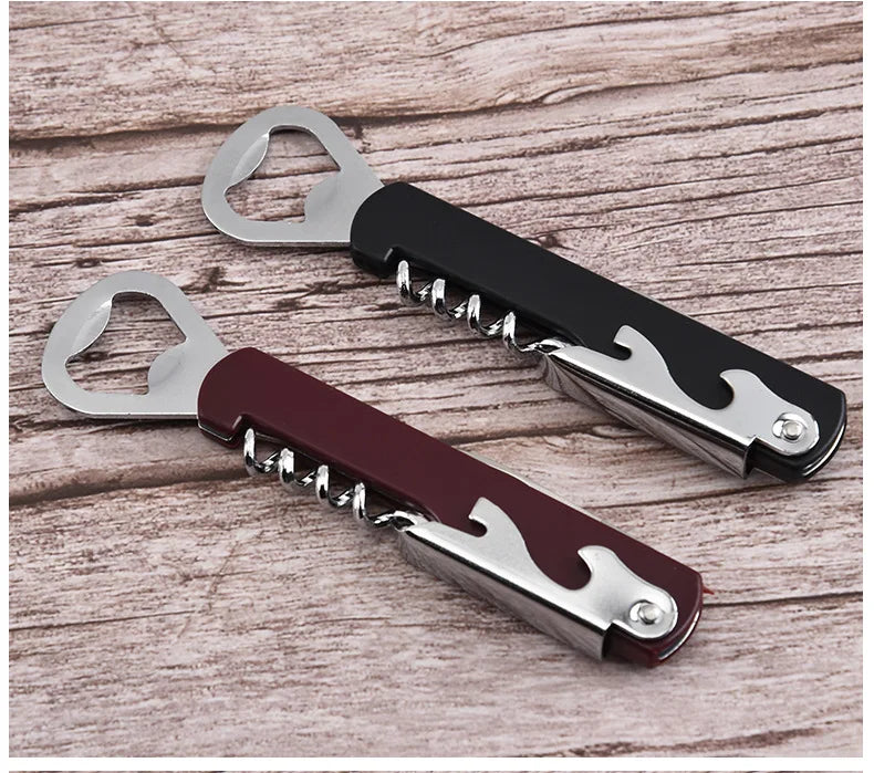 Stainless Steel Wine Bottle Opener Household Portable Multifunctional Bottle Opener