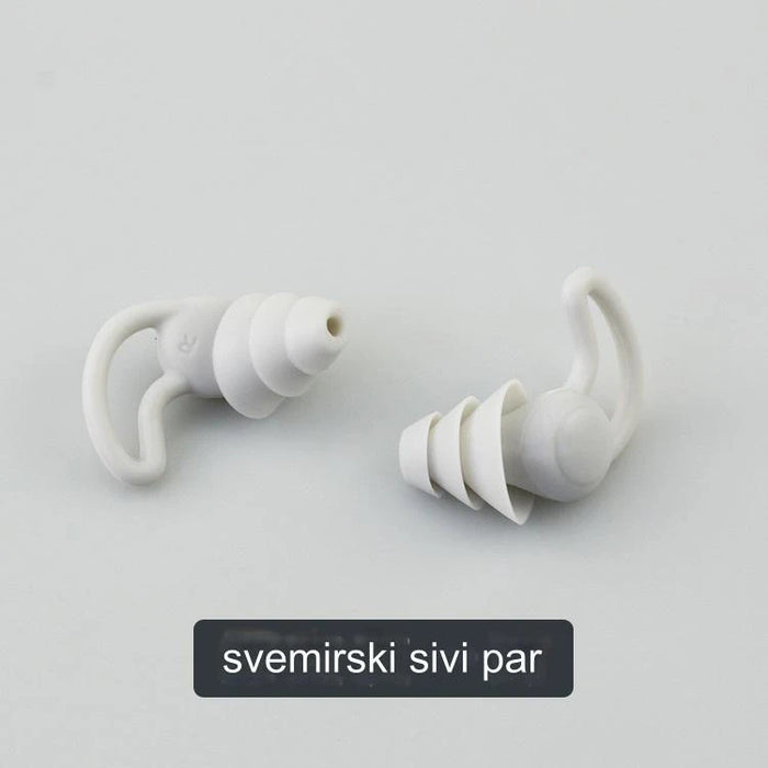 Ultra-Soft Silicone Earplugs for Noise Blocking, Sleeping, Swimming, Dormitory, and Noise Reduction