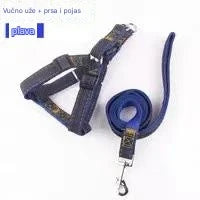 Chic and Comfortable Dog Collar and Leash Set for Daily Walking