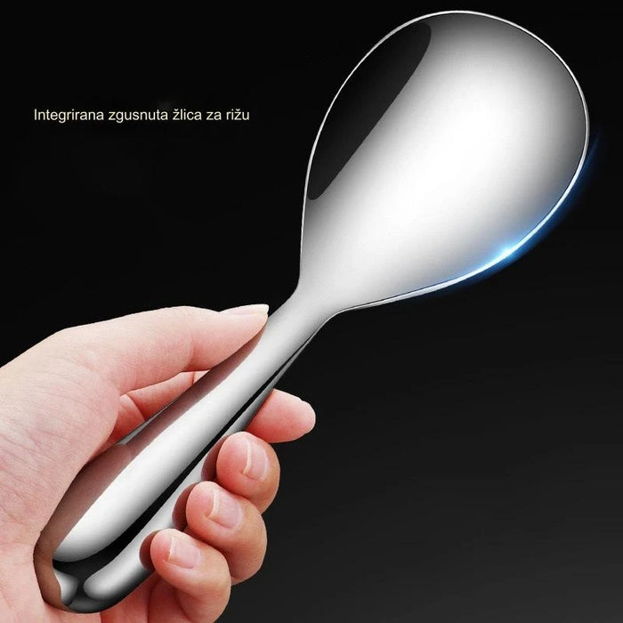 Thickened Non Stick Design Stainless Steel Rice Spoon