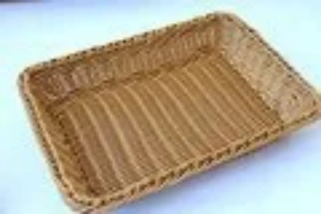 Handmade Rectangular Figurine Basket for Food, Fruits, and Snacks