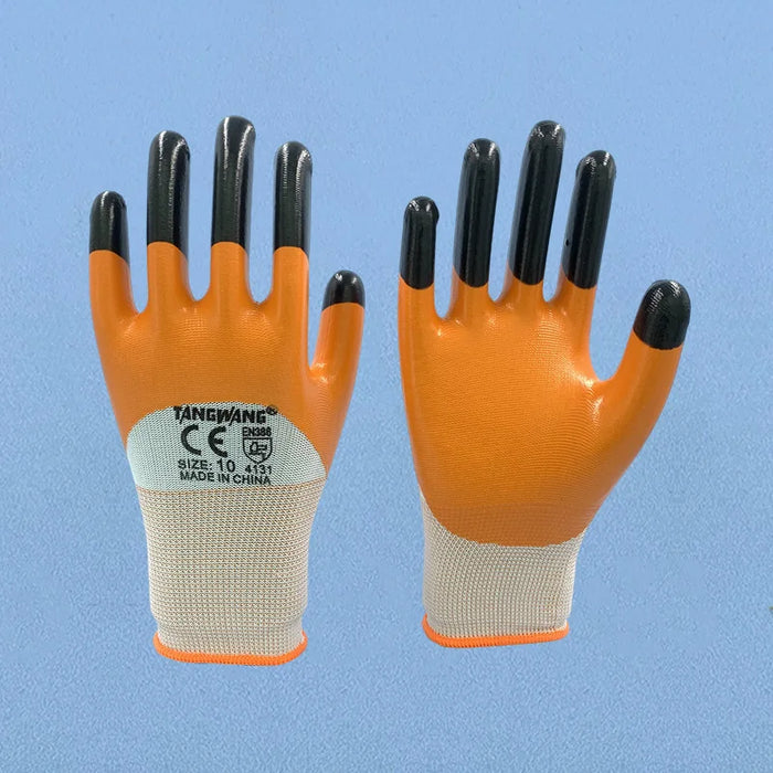 Durable Rubber Palm Garden Gloves