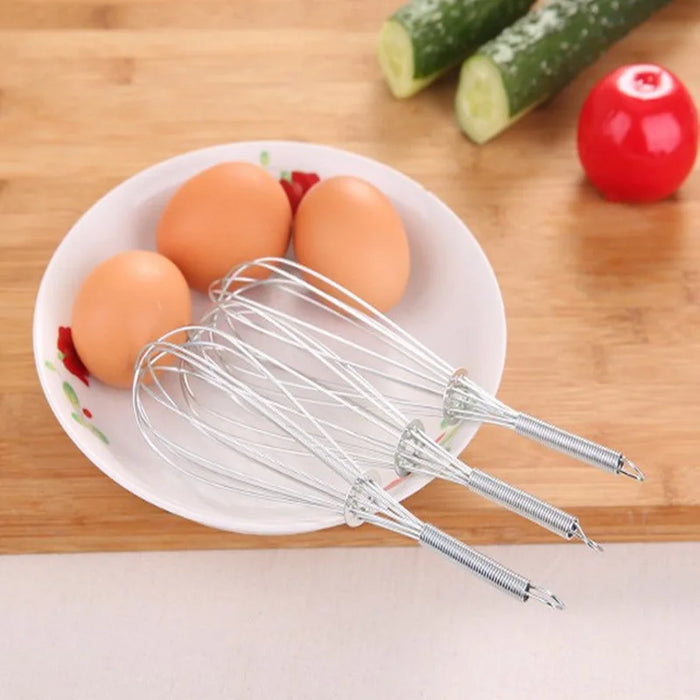 Handheld Egg Beater, Stainless Steel