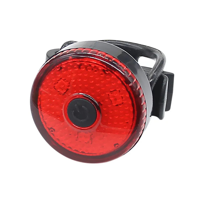 Adjustable Strap USB Rechargeable Bicycle Tail Light for Mountain Bikes and Night Riding