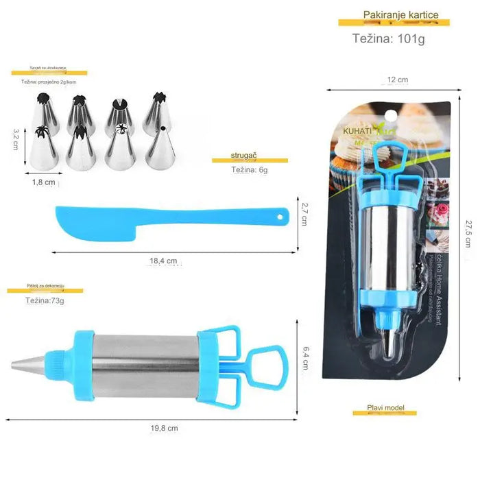 Professional Stainless Steel Pipe Gun Set