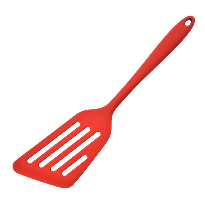 Flexible silicone spatula for non-stick pans