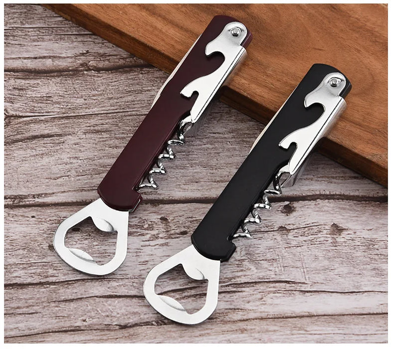 Stainless Steel Wine Bottle Opener Household Portable Multifunctional Bottle Opener