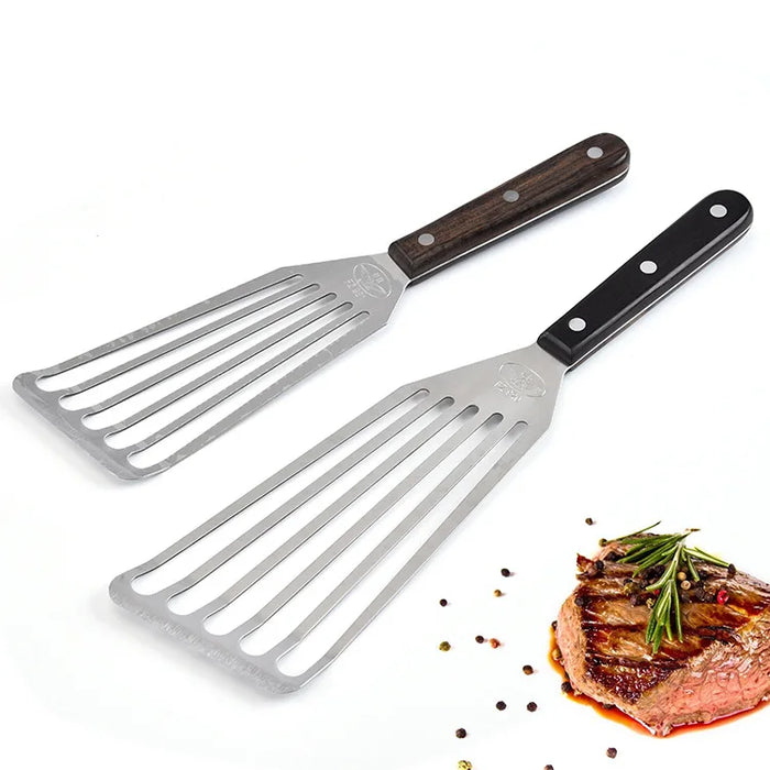 Stainless steel spatula for grilling, fish and eels