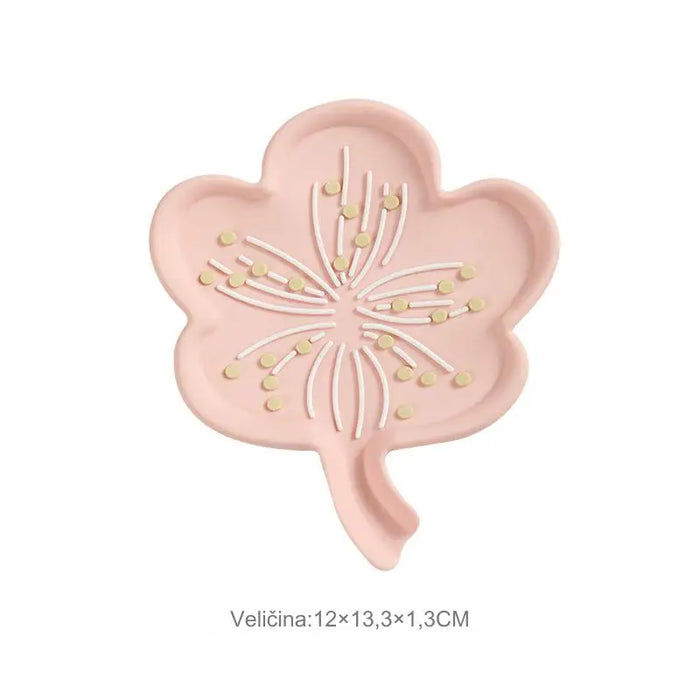 Silicone flower soap box drainage box