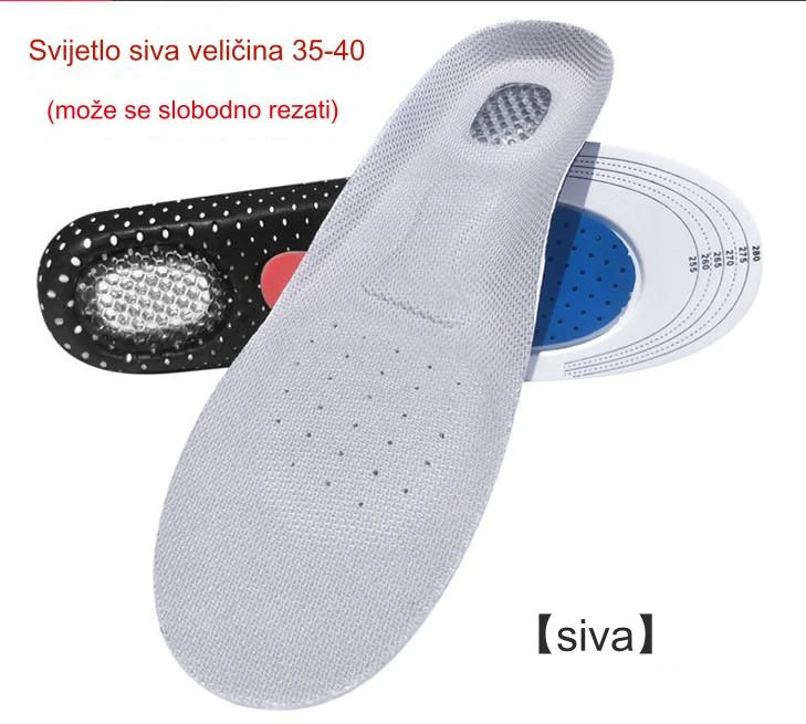 Men's Professional Sports Insole, Made of Silicone Material