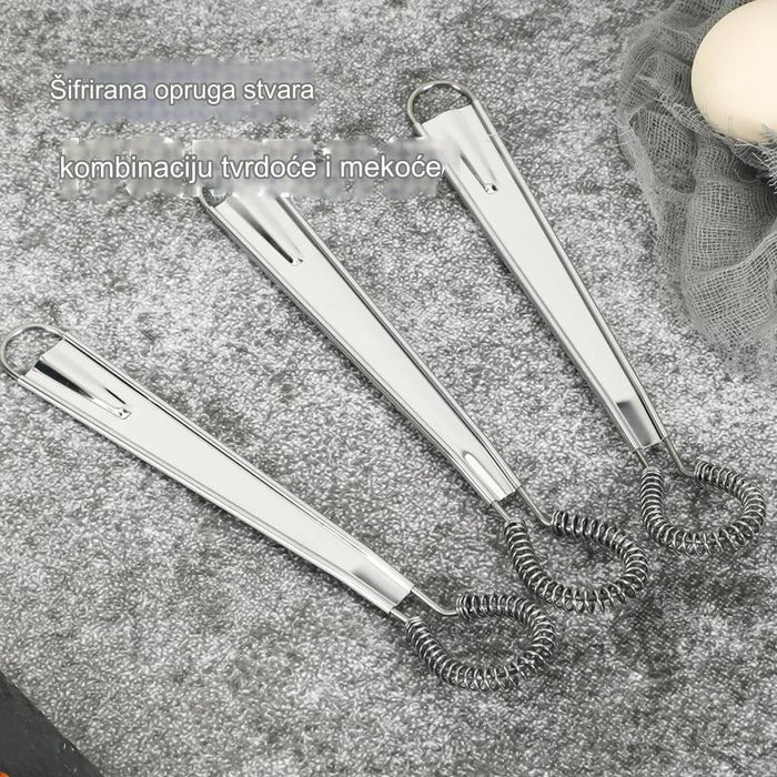 Honey Cream Stainless Steel Manual Egg Beater