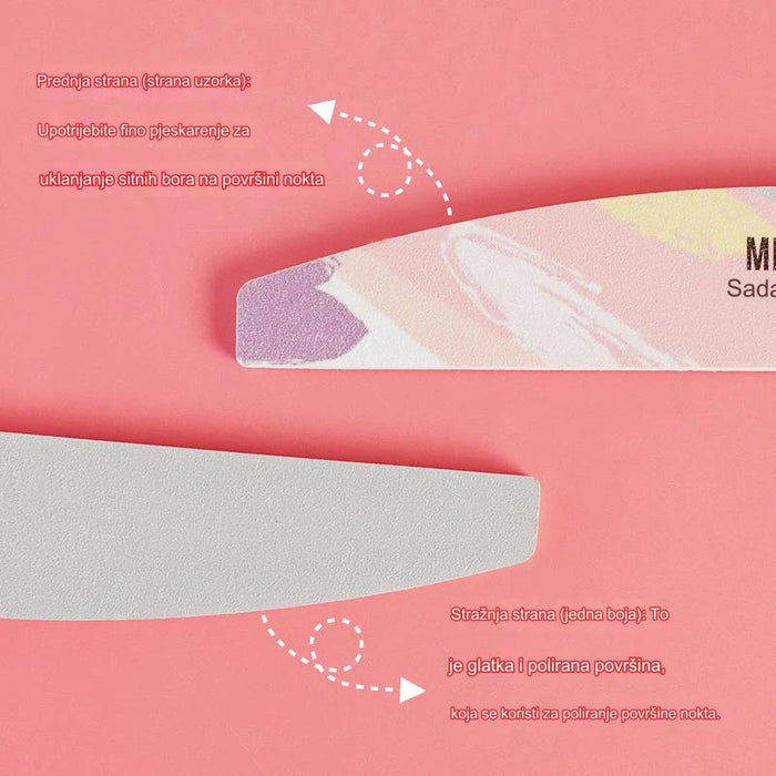 Professional Nail Files for Salon Manicure & Pedicure