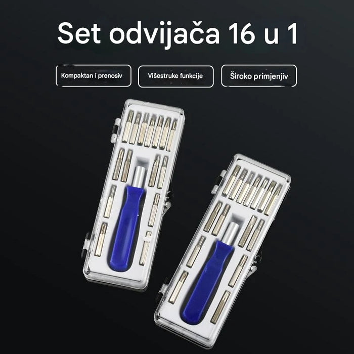 16 u 1 višenamjenski set odvijača