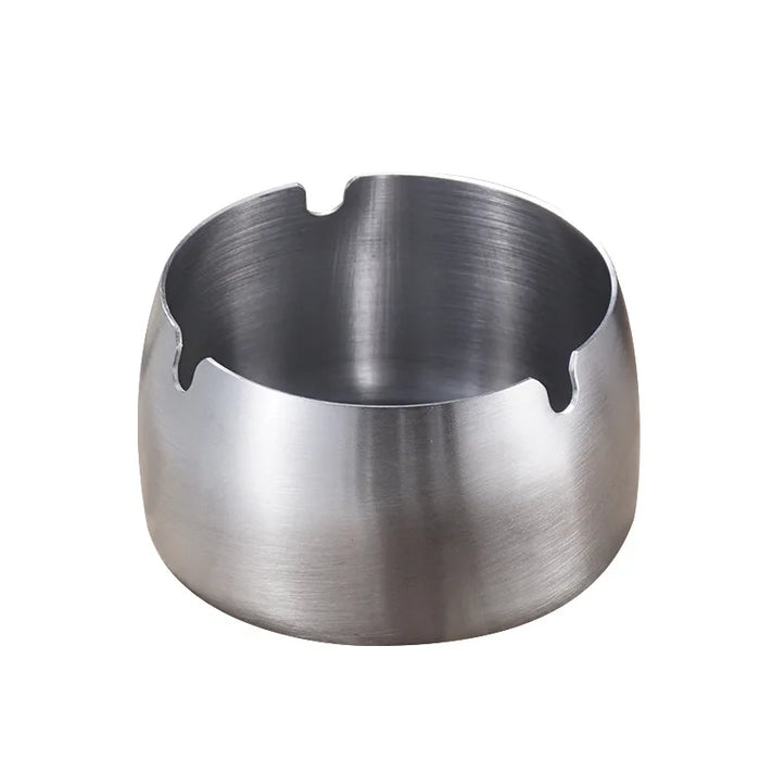 Thickened stainless steel cigarette windproof ashtray