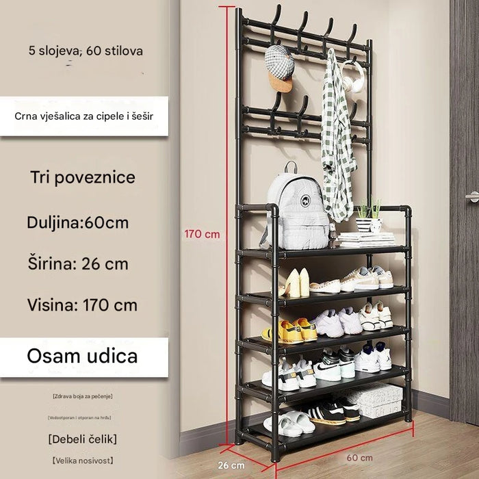 Bedroom and living room multi-layer shoe racks are easy to assemble