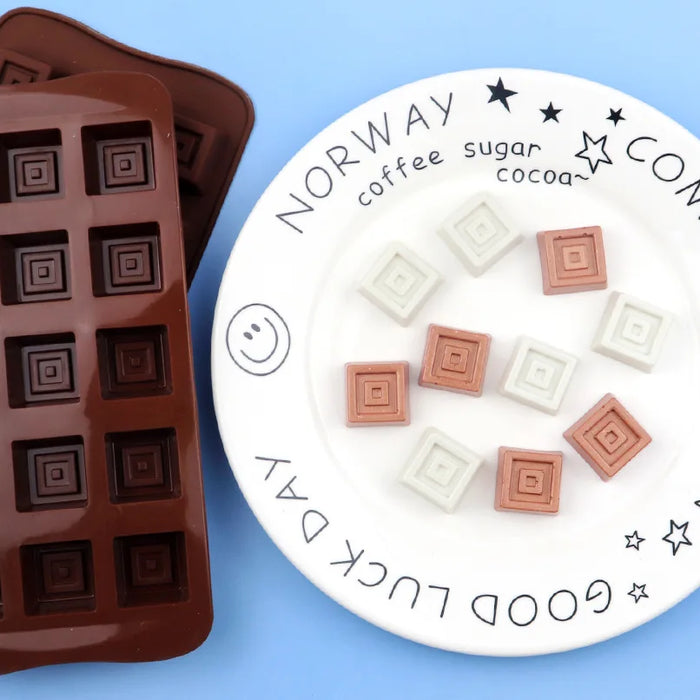 High-quality silicone molds for chocolate making and candy DIY - perfect for pudding