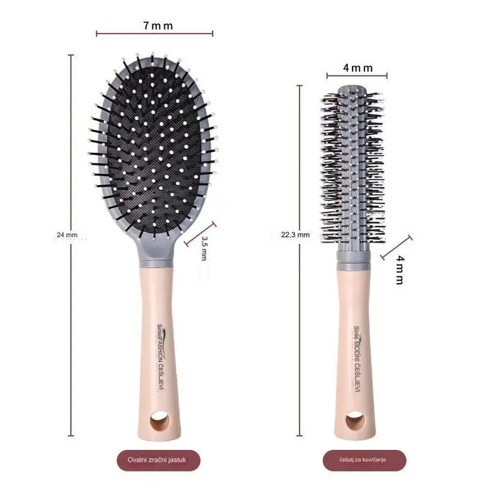 Scalp massage curved comb