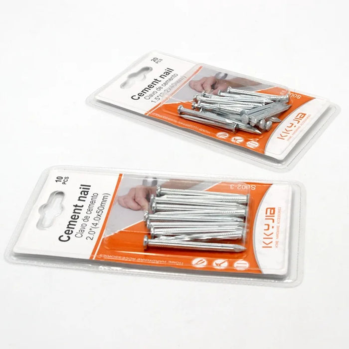 Industrial-grade concrete nails with high retention