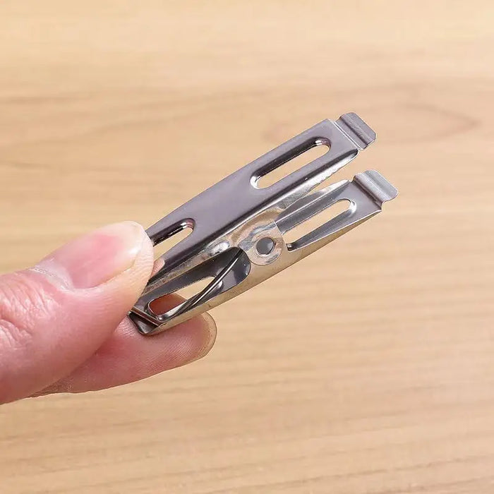 Durable stainless steel clothespins