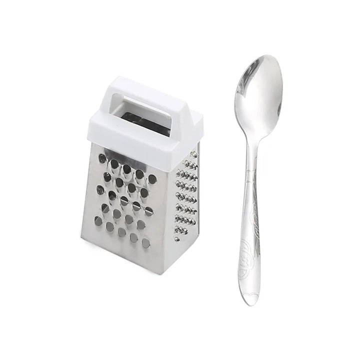 Stainless Steel Cheese Grater with 4 Sides Mini Slicer and Chocolate Shaver Wholesale