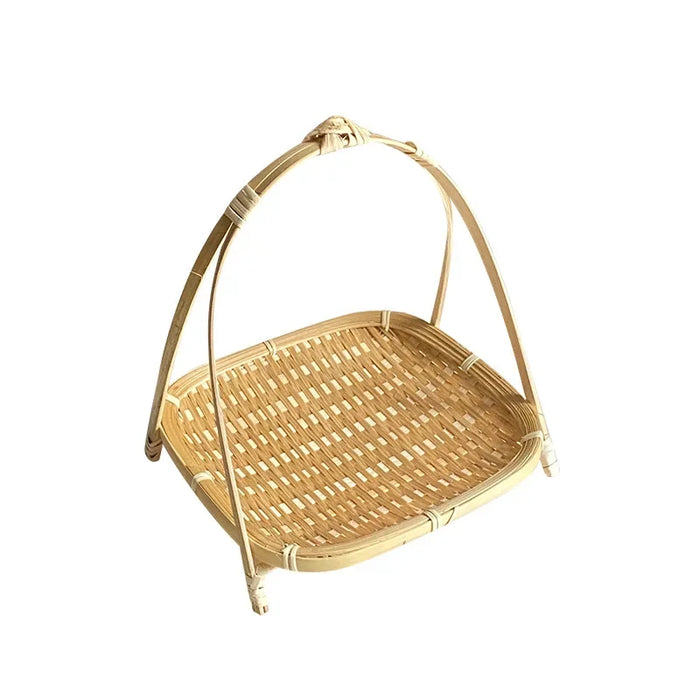 Creative bamboo woven small basket