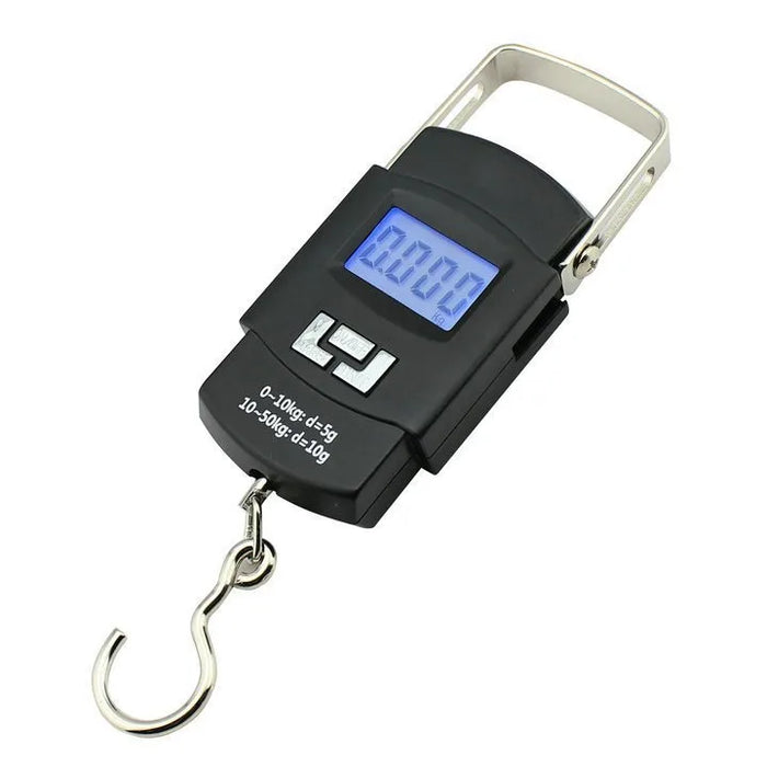 Compact Kitchen Scale, Portable Luggage Scale with Hook for Travelers and Fishermen, Easy to Carry and Use