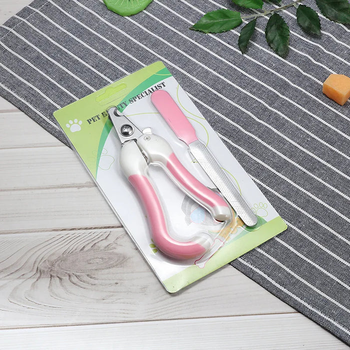 Pet Supplies Dog Cat Nail Clipper Multifunctional Stainless Steel