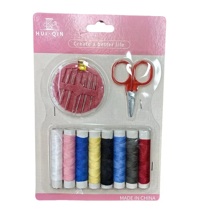 Multi Functional Sewing Tool Set, Complete with Needle, Thread, Buttons, Pins, Scissors, Etc