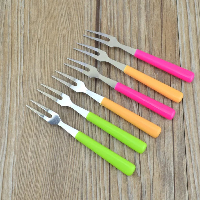 Fruit Fork Set, Made of High-quality Stainless Steel