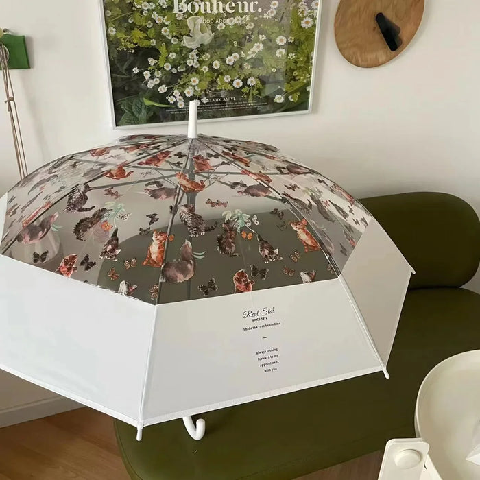 Ultra Lightweight Creative Soft Cute Cat Umbrella