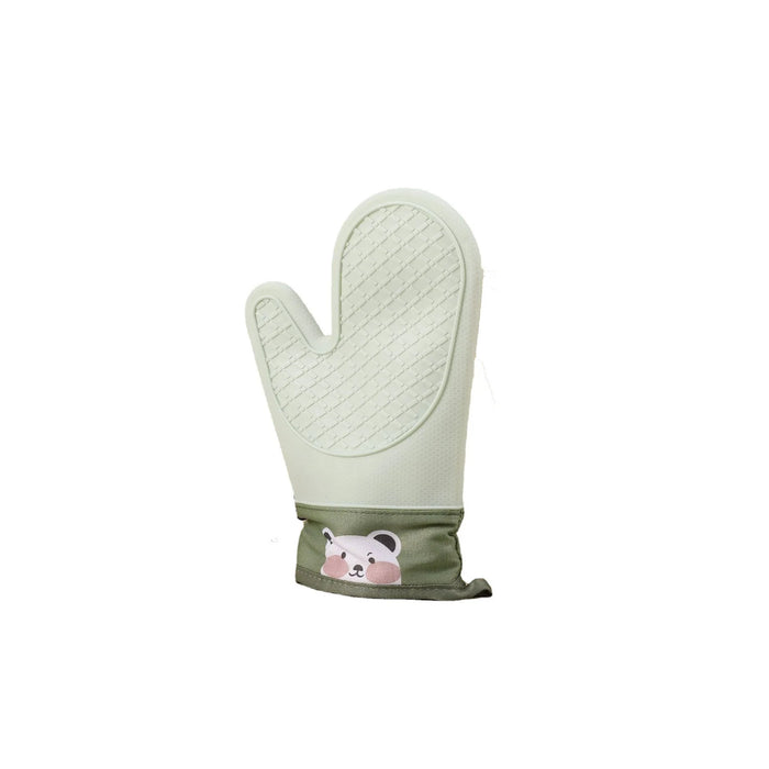 Silicone cotton gloves, double twill microwave oven gloves