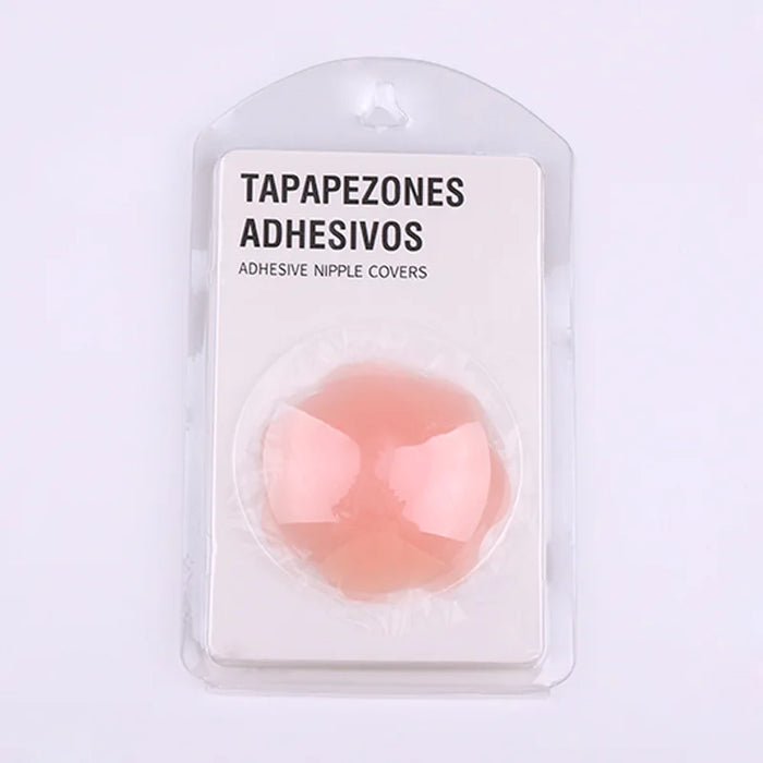 Reusable female invisible adhesive waterproof silicone breast patch