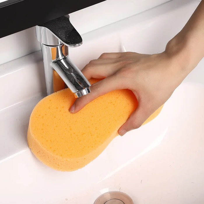 Honeycomb compression sponge for car wash