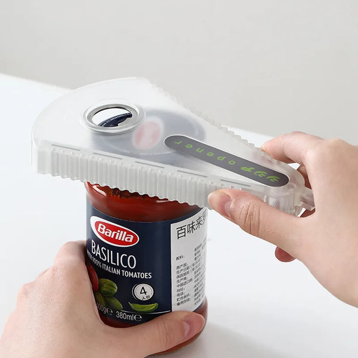 Creative multi-purpose can opener artifact