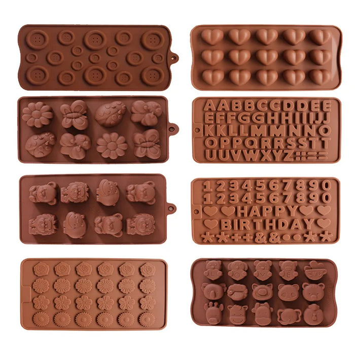 Button-Shaped Silicone Mold for Cake and Chocolate Making