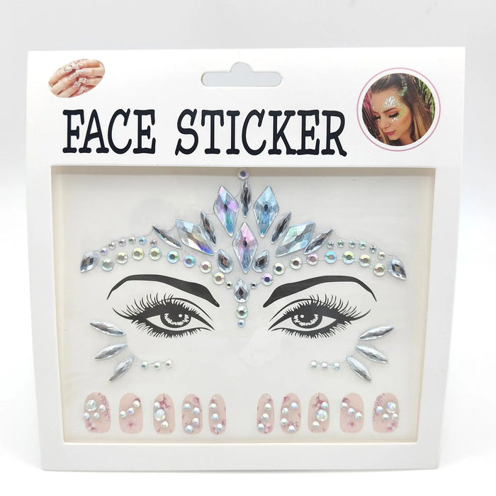 Gemstone Stickers for Glamorous Makeup Nail Art DIY Projects in European and American Style