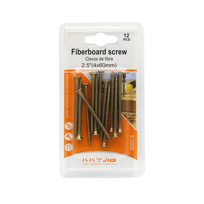 Durable fiberboard nails for furniture and construction