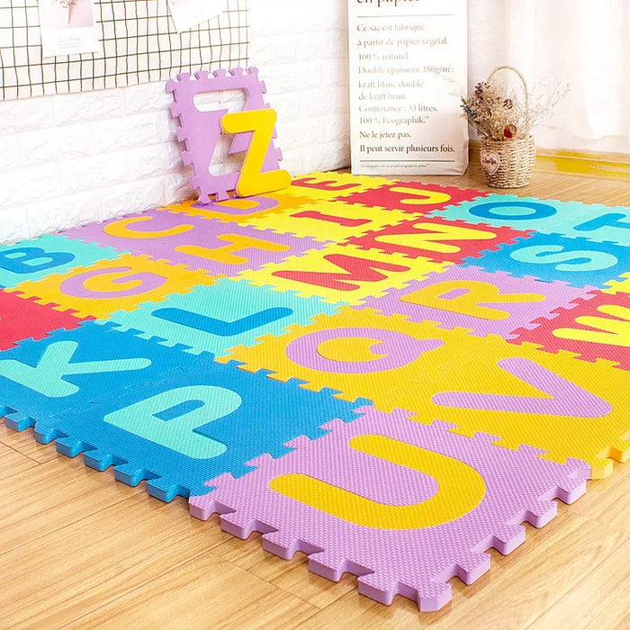 Mingde foam splicing floor mat children's puzzle puzzle floor mat baby bedroom floor splicing non-slip crawling mat