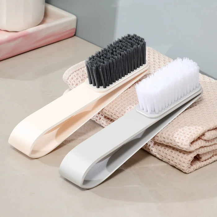 Soft-bristled shoe brush designed with nanotechnology