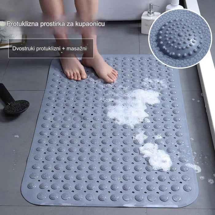 Environmentally friendly non-slip bathroom mat