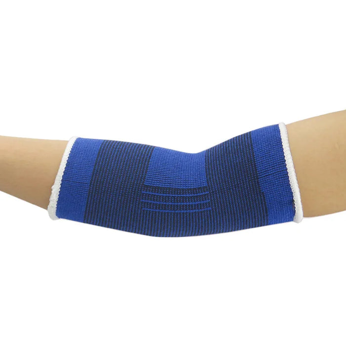 Protective Elbow Pad – Keep Your Joints Safe and Warm All Year with Blue Knitted Arm Sleeve