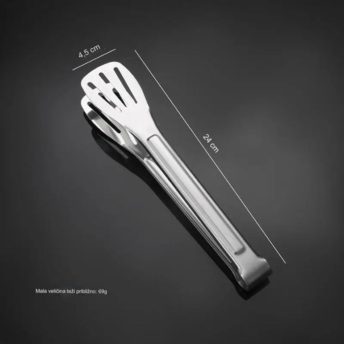 Stainless steel three-wire food clip, thickened anti-scalding food clip