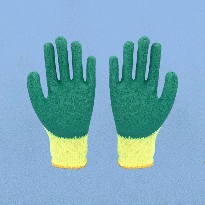 Protective work gloves for gardens, gardening and logistics