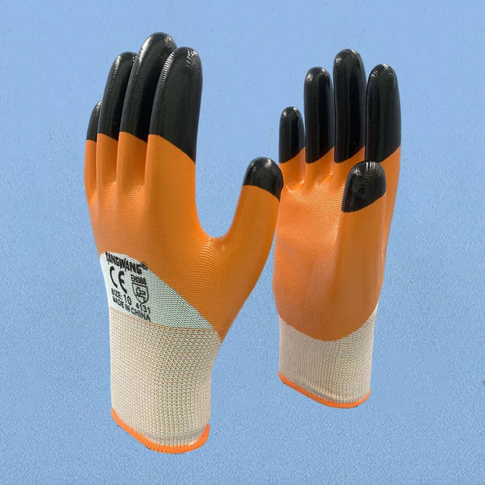 Durable Rubber Palm Garden Gloves