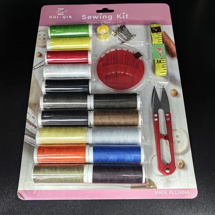 Multi Functional Sewing Tool Set, Complete with Needle, Thread, Buttons, Pins, Scissors, Etc