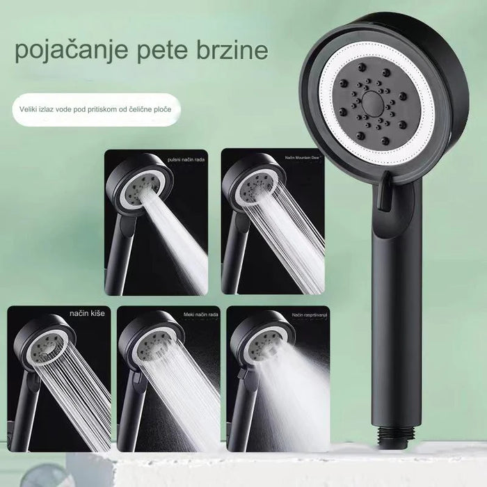 Easy Clean Shower System with Handheld Head and Pressure Boost, Perfect for Bathroom