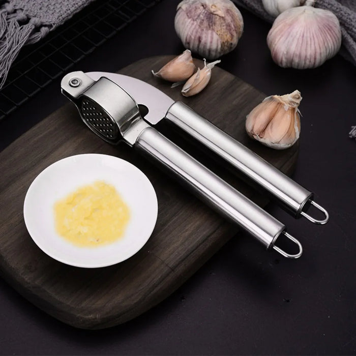 Manual Garlic Pressing Stainless Steel Mud Household Kitchen